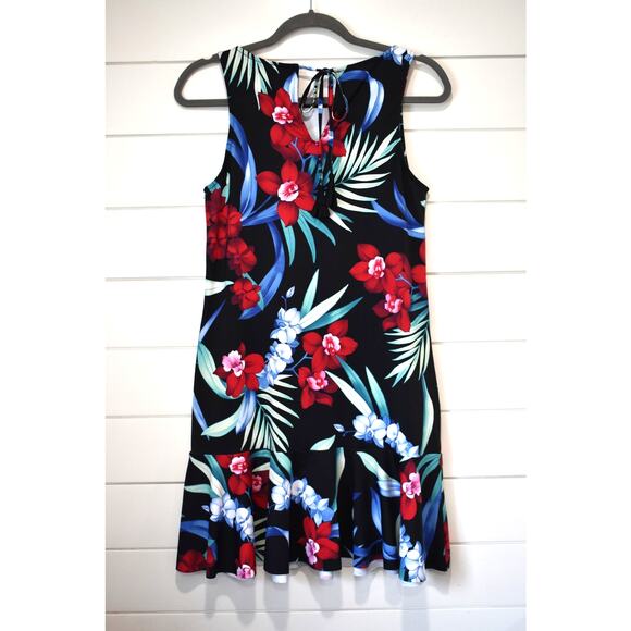 Tommy Bahama Dress Size Small Flutter Skirt Tropical Hawaiian Swim Coverup Nylon - Picture 6 of 10